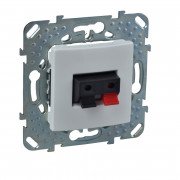 Аудіо розетка Schneider Electric Unica 2 модуля слонова кістка MGU5.486.25ZD