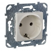 Розетка Schneider Electric Unica із заземленням 16А слонова кістка MGU5.036.25ZD