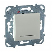 Вимикач Schneider Electric Unica 1-клавішний з індикацією слонова кістка MGU5.201.25NZD