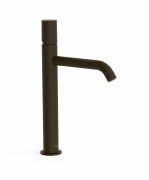 Смеситель для раковины Tres Study Exclusive высокий однорычажный бронзовый черный 26130701KMB
