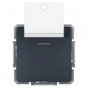 Вимикач картковий Schneider Electric Asfora механічний антрацит EPH6200171