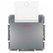 Вимикач картковий Schneider Electric Asfora механічна сталь EPH6200162