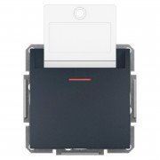 Вимикач картковий Schneider Electric Asfora механічний антрацит EPH6200171