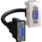 Розетка HD15 Schneider Electric Unica 1М слонова кістка MGU3.432.25