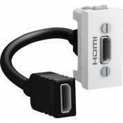 Розетка HDMI Schneider Electric Unica 1 модуль белый MGU3.430.18