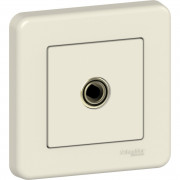 Розетка ТВ кінцева Schneider Electric Leona пластик крем LNA3200123