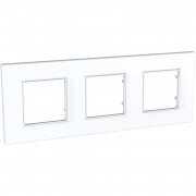 Рамка 3-постова Schneider Electric Unica Quadro білий MGU2.706.18