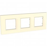 Рамка 3-постова Schneider Electric Unica Quadro слонова кістка MGU2.706.25
