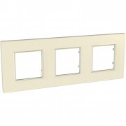 Рамка 3-постова Schneider Electric Unica Quadro камінь MGU2.706.16