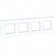 Рамка 4-постовая Schneider Electric Unica Quadro белый MGU2.708.18