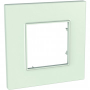 Рамка 1-постовая Schneider Electric Unica Quadro городской зеленый MGU2.702.17