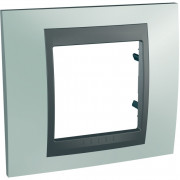 Рамка 1-постовая Schneider Electric Unica Top изумрудный/графит MGU66.002.294