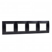 Рамка 4-постова Schneider Electric Unica Top металік/графіт MGU66.008.297