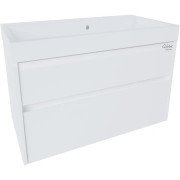 Тумба под раковину Radaway Elegant 60 подвесная ДСП/МДФ белый глянец M04060-01-01