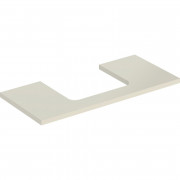 Столешница Geberit One 105x3x47 см ДСП песочно-серый глянцевый 505.284.00.4