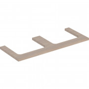 Стільниця Geberit One 120x3x47 см з подвійним вирізом ДСП дуб 505.345.00.5