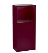 Шафка для ванної Villeroy & Boch Finion 41,8х93,6х27 см петлі праворуч з підсвічуванням МДФ півонія матовий лак G530HBHB