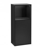 Шкафчик для ванной Villeroy & Boch Finion 41,8х93,6х27 см петли справа с подсветкой МДФ черный матовый лак G530PDPD