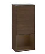 Шафка для ванної Villeroy & Boch Finion 41,8х93,6х27 см петлі зліва з підсвічуванням ДСП шпон волоського горіха F540GNGN