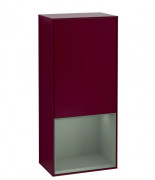 Шафка для ванної Villeroy & Boch Finion 41,8х93,6х27 см петлі зліва з підсвічуванням МДФ півонія матовий лак/оливковий матовий лак F540GMHB