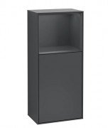 Шкафчик для ванной Villeroy & Boch Finion 41,8х93,6х27 см петли слева с подсветкой МДФ темно-синий матовый лак F520HGHG