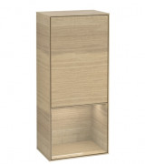 Шкафчик для ванной Villeroy & Boch Finion 41,8х93,6х27 см петли слева с подсветкой ДСП шпон дуба F540PCPC