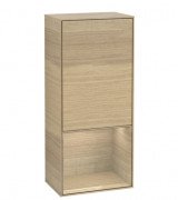 Шкафчик для ванной Villeroy & Boch Finion 41,8х93,6х27 см петли слева с подсветкой ДСП шпон дуба F540PCPC