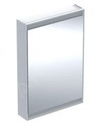 Зеркальный шкафчик для ванной комнаты Geberit One 60x90x15 см со светодиодной подсветкой алюминий 505.811.00.1