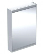 Зеркальный шкафчик для ванной комнаты Geberit One 60x90x15 см со светодиодной подсветкой алюминий 505.811.00.1