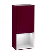 Шафка для ванної Villeroy & Boch Finion 41,8х93,6х27 см петлі зліва з підсвічуванням МДФ півонія матовий лак/білий матовий лак G540MTHB