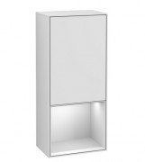 Шафка для ванної Villeroy & Boch Finion 41,8х93,6х27 см петлі зліва з підсвічуванням МДФ білий матовий лак G540MTMT