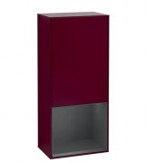 Шафка для ванної Villeroy & Boch Finion 41,8х93,6х27 см петлі зліва з підсвічуванням МДФ півонія матовий лак/темно-синій матовий лак G540HGHB