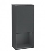 Шафка для ванної Villeroy & Boch Finion 41,8х93,6х27 см петлі зліва з підсвічуванням МДФ темно-синій матовий лак G540HGHG