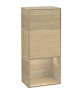 Шафка для ванної Villeroy & Boch Finion 41,8х93,6х27 см петлі зліва з підсвічуванням ДСП шпон дуба G540PCPC