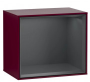 Стелаж для ванної Villeroy & Boch Finion 41,8 х35, 6х27 см з підсвічуванням МДФ півонія матовий лак/темно-синій матовий лак F580HGHB