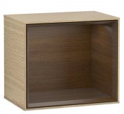 Стеллаж для ванной Villeroy & Boch Finion 41,8х35,6х27 см с подсветкой ДСП шпон дуба/шпон грецкого ореха F580GNPC