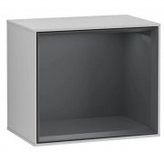 Стелаж для ванної Villeroy & Boch Finion 41,8 х35, 6х27 см з підсвічуванням МДФ світло-сірий матовий лак/темно-синій матовий лак F580HGGJ