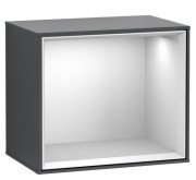 Стелаж для ванної Villeroy & Boch Finion 41,8х35,6х27 см з підсвічуванням МДФ темно-синій матовий лак/білий матовий лак F580MTHG