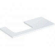 Столешница Geberit One 105x3x47 см вырез слева ДСП белый глянцевый 505.304.00.1