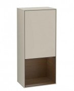 Шафка для ванної Villeroy & Boch Finion 41,8х93,6х27 см петлі праворуч з підсвічуванням МДФ пісок матовий лак/шпон волоського горіха F550GNHH