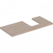 Стільниця Geberit One 105x3x47 см виріз праворуч ДСП дуб 505.314.00.5