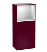 Шафка для ванної Villeroy & Boch Finion 41,8х93,6х27 см петлі зліва з підсвічуванням МДФ півонія матовий лак/білий матовий лак G520MTHB