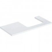 Столешница Geberit One 105x3x47 см вырез справа ДСП белый глянцевый 505.324.00.1