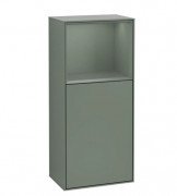 Шафка для ванної Villeroy & Boch Finion 41,8х93,6х27 см петлі зліва з підсвічуванням МДФ оливковий матовий лак G520GMGM