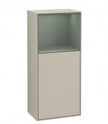 Шкафчик для ванной Villeroy & Boch Finion 41,8х93,6х27 см петли слева с подсветкой МДФ песок матовый лак/оливковый матовый лак G520GMHH