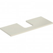 Столешница Geberit One 120x3x47 см ДСП песочно-серый глянцевый 505.275.00.4