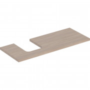 Стільниця Geberit One 120x3x47 см виріз зліва ДСП дуб 505.295.00.5