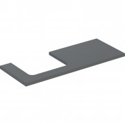 Стільниця Geberit One 120x3x47 см виріз зліва ДСП лава матовий 505.305.00.3