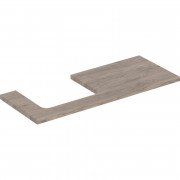 Стільниця Geberit One 120x3x47 см виріз зліва ДСП горіх гікорі 505.305.00.6