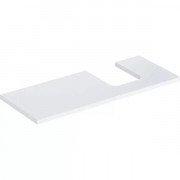 Столешница Geberit One 120x3x47 см вырез справа ДСП белый матовый 505.315.00.2